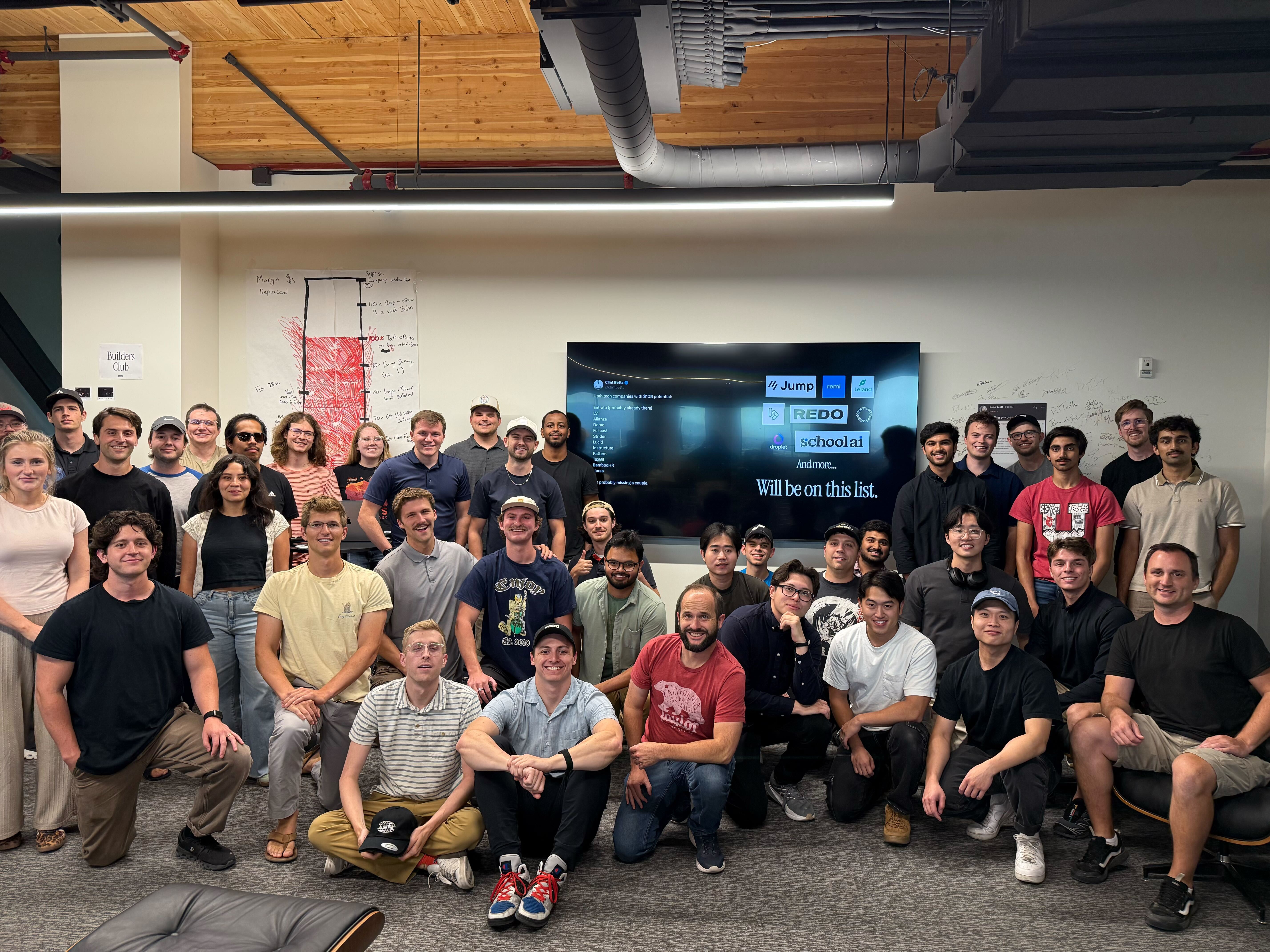 JustBuild hackathon group photo